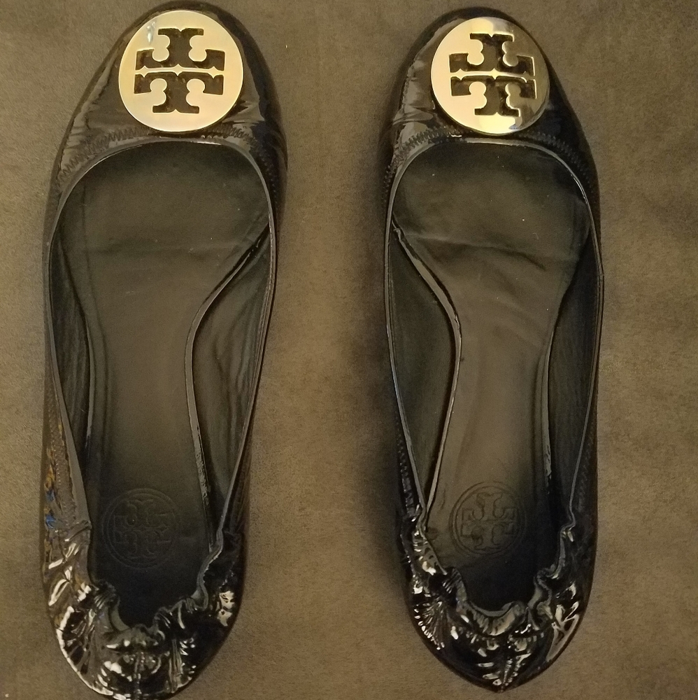 Tory Burch Reva Patent leather flats